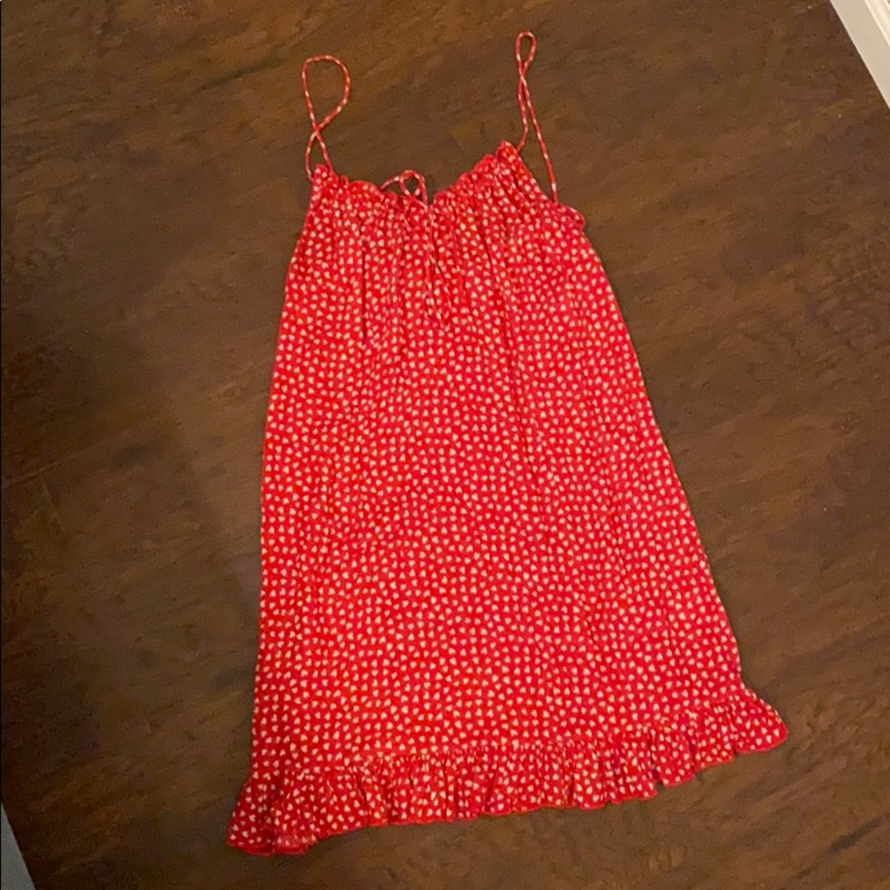 Red and White Heart Dress